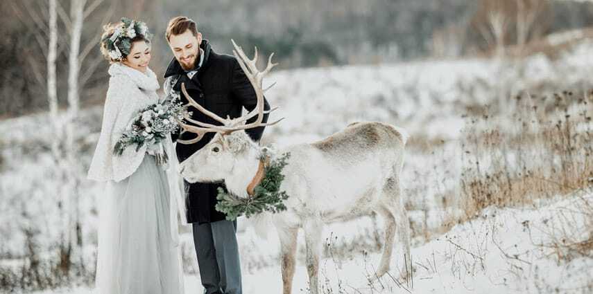 Fünf Tipps für eine Hochzeit im Winter